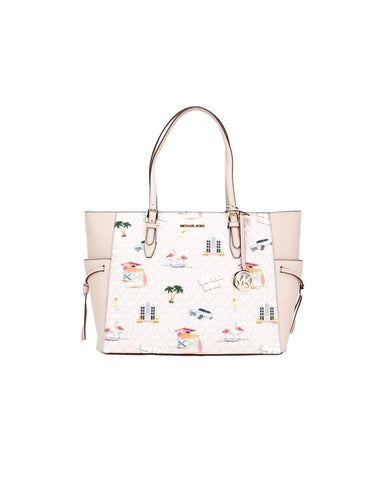 Darrahopens Women's Fashion > Accessories Michael Kors Gilly Large Travel Print Drawstring Tote Bag One Size Women