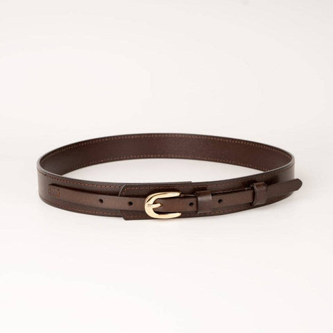 Darrahopens Women's Fashion > Accessories Peroz Arcangela Women's Dark Brown Waist Belt