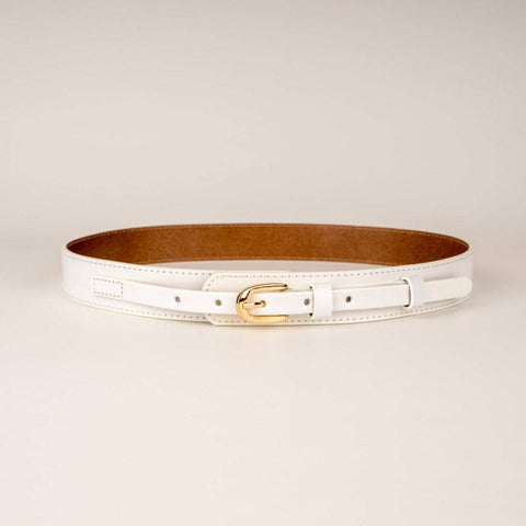 Darrahopens Women's Fashion > Accessories Peroz Arcangela Women's White Waist Belt