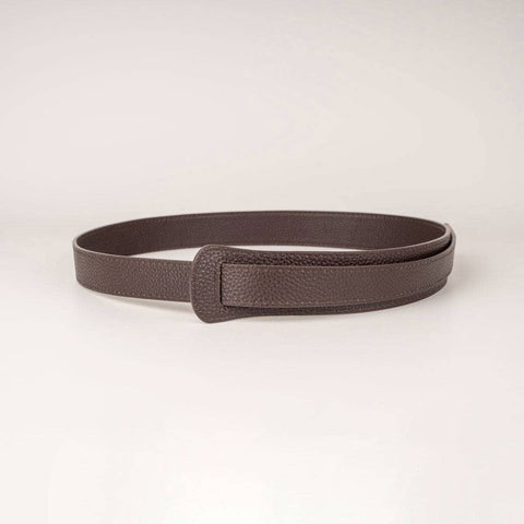 Darrahopens Women's Fashion > Accessories Peroz Ida Women's Brown Leather Knot Belt