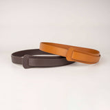 Darrahopens Women's Fashion > Accessories Peroz Ida Women's Brown Leather Knot Belt