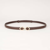 Darrahopens Women's Fashion > Accessories Peroz Yara Women's Adjustable Brown Leather Belt