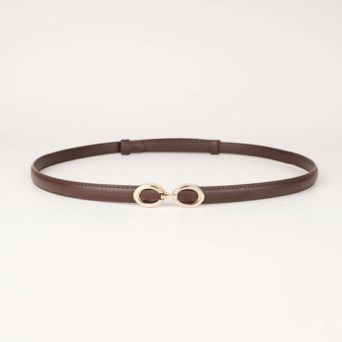 Darrahopens Women's Fashion > Accessories Peroz Yara Women's Adjustable Brown Leather Belt