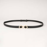 Darrahopens Women's Fashion > Accessories Peroz Yara Women's Black Adjustable Leather Belt