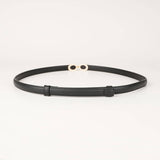 Darrahopens Women's Fashion > Accessories Peroz Yara Women's Black Adjustable Leather Belt