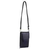 Darrahopens Women's Fashion > Accessories Pierre Cardin Ladies Leather Cross Body Bag/Wallet Bag/Clutch Wallet - Indigo