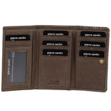 Darrahopens Women's Fashion > Accessories Pierre Cardin Womens Italian Leather Wallet Coin Purse ID Card Holder - Mocha