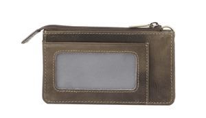 Darrahopens Women's Fashion > Accessories Pierre Cardin Womens Soft Italian Leather Coin Purse Holder Wallet - Mushroom