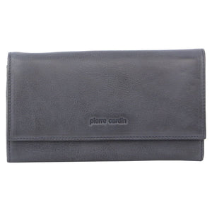 Darrahopens Women's Fashion > Accessories Pierre Cardin Womens Soft Italian Leather RFID Purse Wallet - Teal