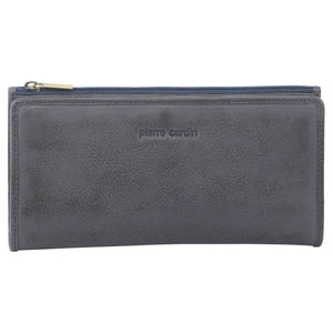 Darrahopens Women's Fashion > Accessories Pierre Cardin Womens Soft Italian Leather RFID Purse Wallet - Teal
