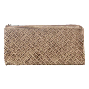 Darrahopens Women's Fashion > Accessories Pierre Cardin Womens Soft Rustic Leather Wallet Coin RFID Purse - Latte