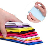 Darrahopens Women's Fashion > Accessories PLAIN HEADBAND Elastic Stretch Sports Yoga Hair Band Unisex 8cm Wide Wrap - Yellow