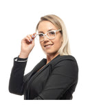 Darrahopens Women's Fashion > Accessories Swarovski Women's White  Optical Frames - One Size