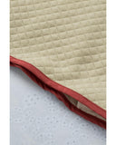 Darrahopens Women's Fashion > Activewear Azura Exchange Contrast Binding Snap Button Geometric Pullover Sweatshirt - M