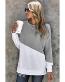 Darrahopens Women's Fashion > Activewear Azura Exchange Patchwork Dropped Shoulder Sweatshirt - S