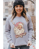 Darrahopens Women's Fashion > Activewear Azura Exchange Santa Clause Graphic Sweatshirt - M