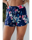 Darrahopens Women's Fashion > Bottoms Azura Exchange Drawstring Floral Shorts - S