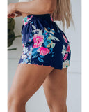 Darrahopens Women's Fashion > Bottoms Azura Exchange Drawstring Floral Shorts - S