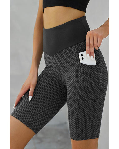 Darrahopens Women's Fashion > Bottoms Azura Exchange Ruched Butt Lifting Yoga Shorts with Side Pockets - L