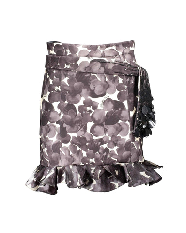 Darrahopens Women's Fashion > Bottoms Floral Skirt with Ruches 40 IT Women