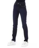 Darrahopens Women's Fashion > Bottoms Logoed Button Regular Jeans with Tricolor Insert W36 US Women