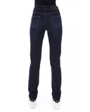Darrahopens Women's Fashion > Bottoms Logoed Button Regular Jeans with Tricolor Insert W36 US Women
