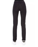 Darrahopens Women's Fashion > Bottoms Regular Jeans with Logoed Button and Tricolor Insert. W34 US Women