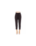 Darrahopens Women's Fashion > Bottoms Soft Trousers with Elastic Waistband and Contrast Side Band 40 IT Women