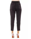 Darrahopens Women's Fashion > Bottoms Soft Trousers with Elastic Waistband and Contrast Side Band 42 IT Women