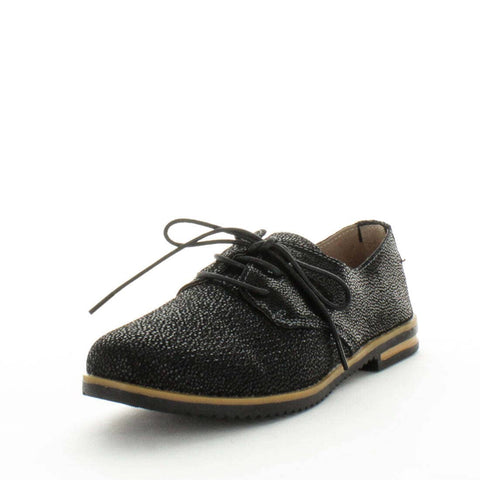 Darrahopens Women's Fashion > Casual Shoes JUST BEE Women's CHARY Loafers / Slip ons Blk Shimmer/Glitter 36EU