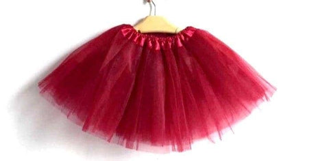 Darrahopens Women's Fashion > Dresses & Playsuits New Adults Tulle Tutu Skirt Dressup Party Costume Ballet Womens Girls Dance Wear, Burgundy, Adults