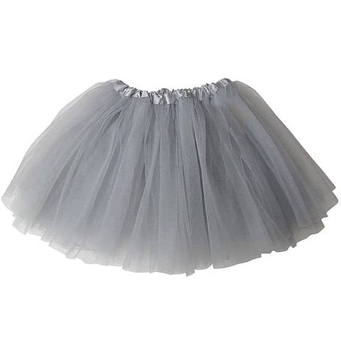 Darrahopens Women's Fashion > Dresses & Playsuits New Adults Tulle Tutu Skirt Dressup Party Costume Ballet Womens Girls Dance Wear, Grey, Kids