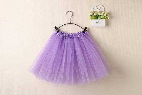 Darrahopens Women's Fashion > Dresses & Playsuits New Adults Tulle Tutu Skirt Dressup Party Costume Ballet Womens Girls Dance Wear, Light Purple, Kids