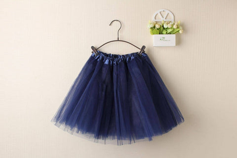 Darrahopens Women's Fashion > Dresses & Playsuits New Adults Tulle Tutu Skirt Dressup Party Costume Ballet Womens Girls Dance Wear, Navy, Kids
