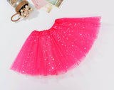 Darrahopens Women's Fashion > Dresses & Playsuits Sequin Tulle Tutu Skirt Ballet Kids Princess Dressup Party Baby Girls Dance Wear, Rose, Adults