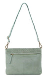 Darrahopens Women's Fashion > Handbags 3-Piece Set Pierre Cardin Womens Woven Cross-Body Bag - Mint Green
