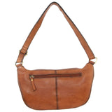 Darrahopens Women's Fashion > Handbags Pierre Cardin Women Sling Bum Bag Leather Crossbody Shoulder Travel Chest - Cognac