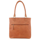 Darrahopens Women's Fashion > Handbags Pierre Cardin Womens Leather Perforated Shoulder Bag with stud Detailing - Cognac