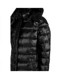 Darrahopens Women's Fashion > Jackets & Coats Womens Long Down Jacket with Hood and Button Closure M Women