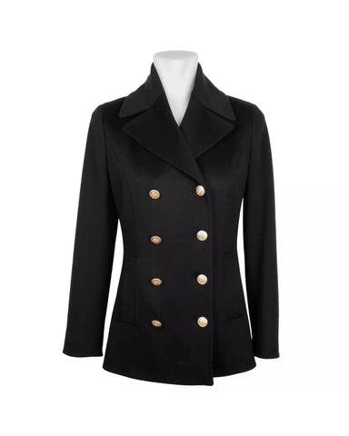 Darrahopens Women's Fashion > Jackets & Coats Wool and Cashmere Vest with Button Closure and Multiple Pockets 42 IT Women