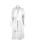 Darrahopens Women's Fashion > Jackets & Coats Wool Coat with Raglan Sleeves and Ribbon Belt Closure 42 IT Women