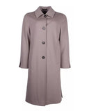 Darrahopens Women's Fashion > Jackets & Coats Woven Virgin Wool Coat with Four-Button Design 44 IT Women