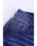 Darrahopens Women's Fashion > Jeans Azura Exchange Button Front Frayed Ankle Skinny Jeans - L