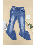 Darrahopens Women's Fashion > Jeans Azura Exchange Distressed Flare Jeans - M