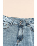 Darrahopens Women's Fashion > Jeans Azura Exchange Ripped Detail Flare Bottom Jeans - 16 US