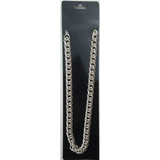 Darrahopens Women's Fashion > Jewellery BIG NECKLACE 50cm Pimp Costume Party Fancy Dress Gangster Chain Jewellery - Silver