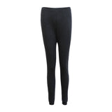 Darrahopens Women's Fashion > Sleepwear Womens Merino Wool Top Pants Thermal Leggings Long Johns Underwear Pajamas, Women's Leggings - Black, 14-16