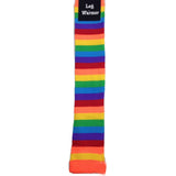Darrahopens Women's Fashion > Socks & Hosiery RAINBOW LEG WARMERS Party Costume Fine Stretch Ladies Girls Fancy Dress - Rainbow