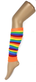 Darrahopens Women's Fashion > Socks & Hosiery RAINBOW LEG WARMERS Party Costume Fine Stretch Ladies Girls Fancy Dress - Rainbow