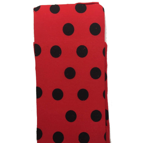 Darrahopens Women's Fashion > Socks & Hosiery Stay Up OVER THE KNEE SOCKS Stockings Hosiery Party Costume Stockings - Ladybug Polka (Red/Black)